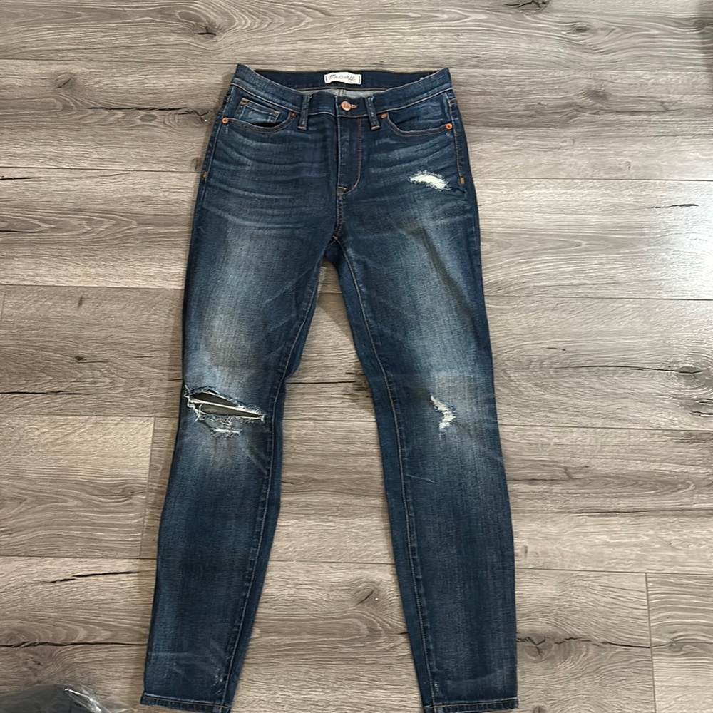 Madewell high riser skinny